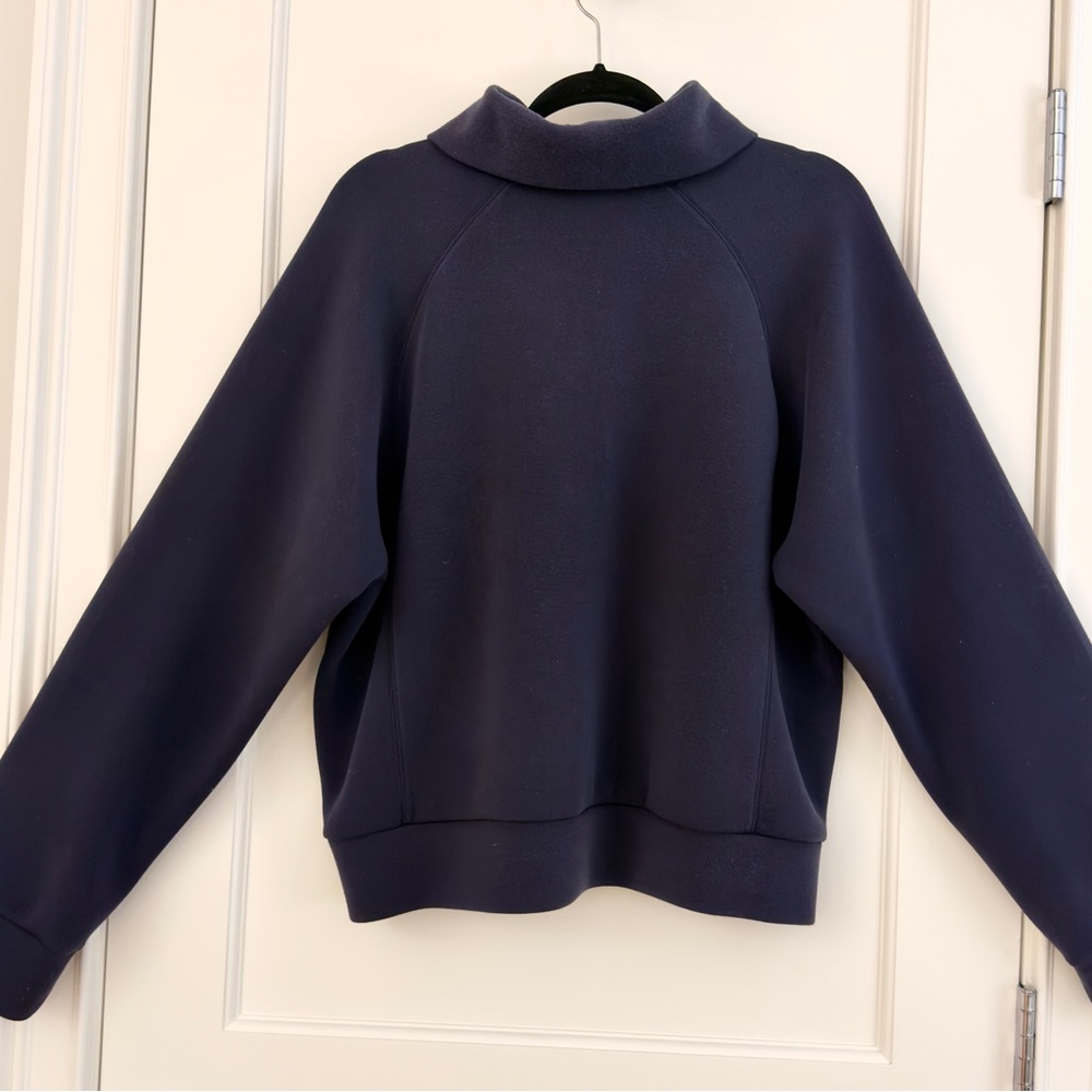 Spanx Air Essentials Half Zip, Navy - image 7